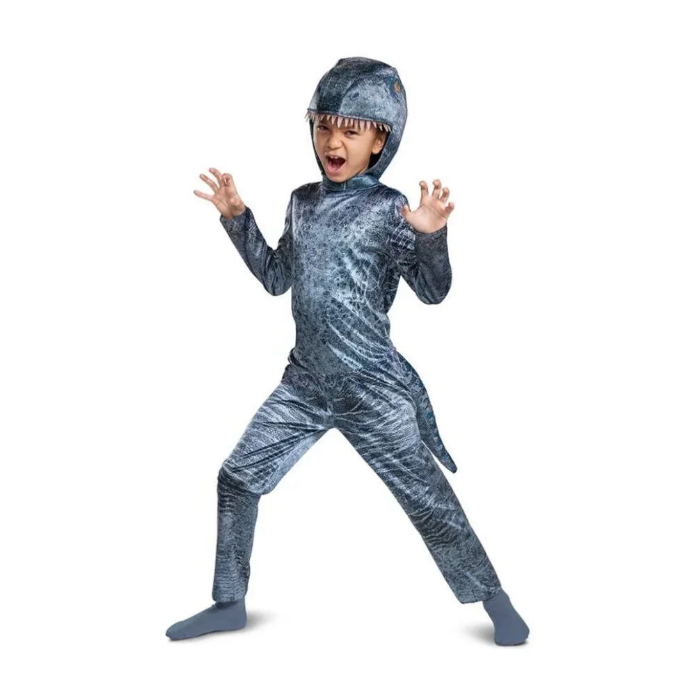 Disguise Jurassic World Blue Classic Child  Costume Sz (3T/4T)